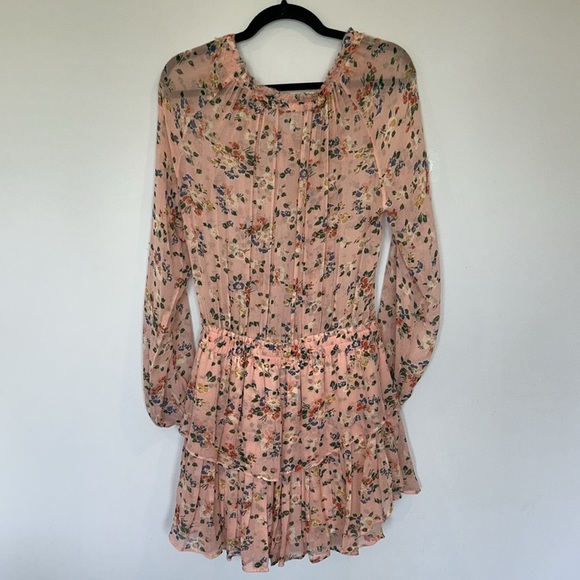 LoveShackFancy  Popover Dress Color: Sunset Pink - Picture 8 of 9